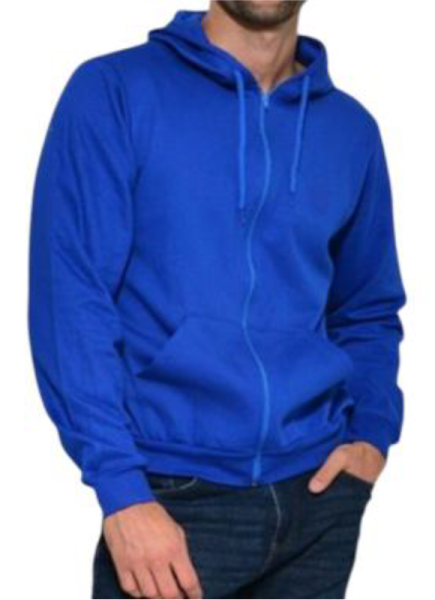 SUDADERA CON CIERRE UNISEX - más de 250 piezas